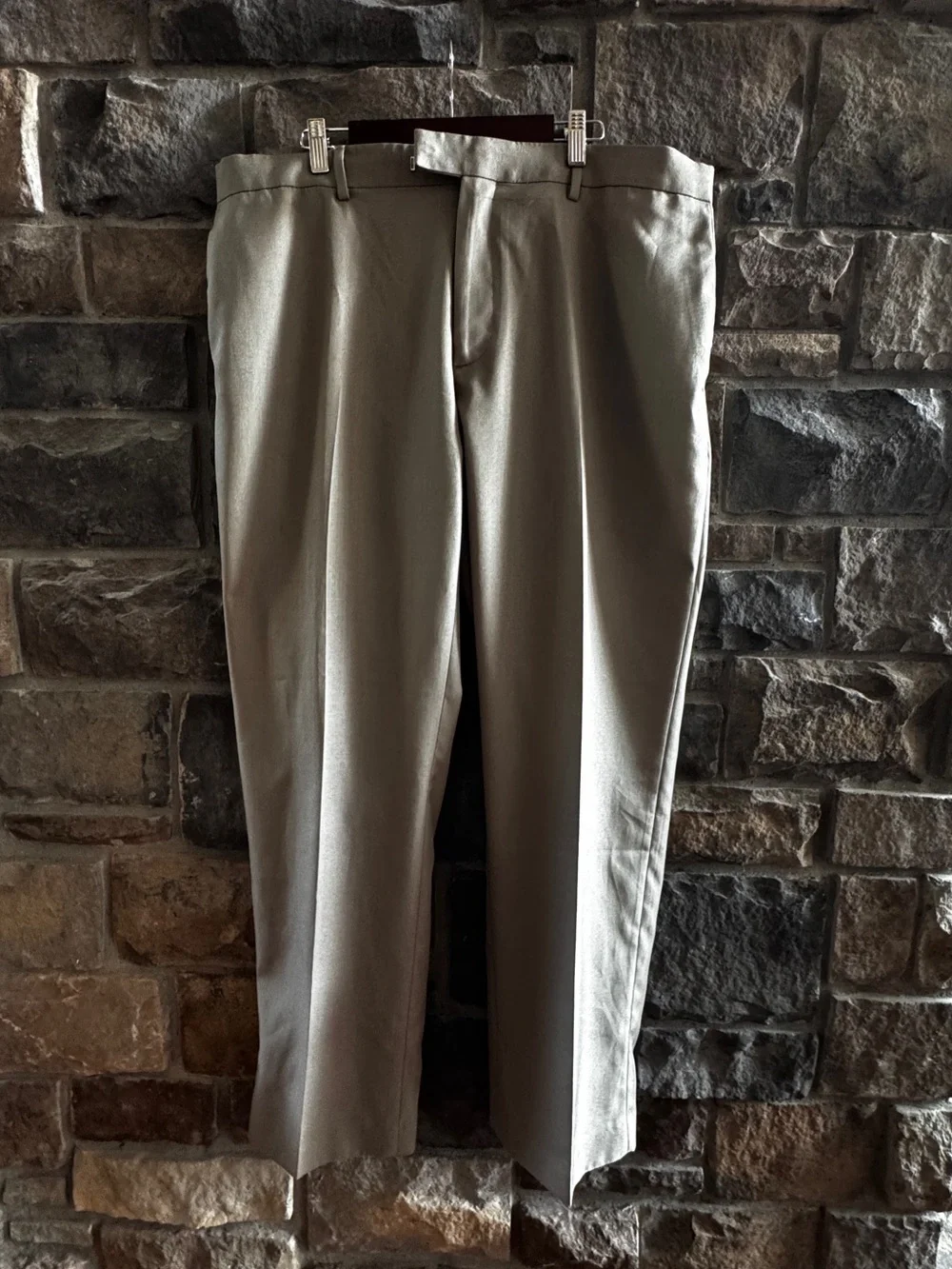 Men's Classic Dress Pants in Light Khaki